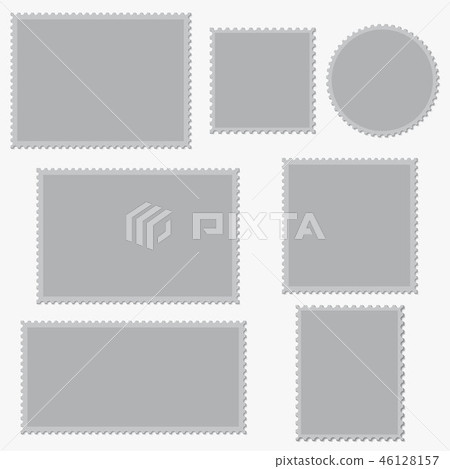 Blank Postage Stamp 46128157