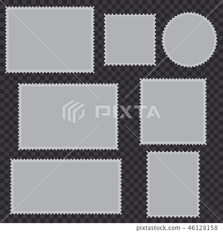 Blank Postage Stamp 46128158