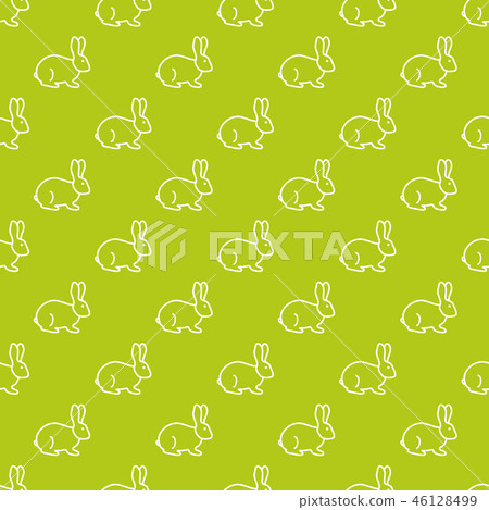 Seamless rabbit pattern Seamless rabbit pattern 46128499