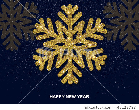 snowflake template for winter holiday cards 46128788
