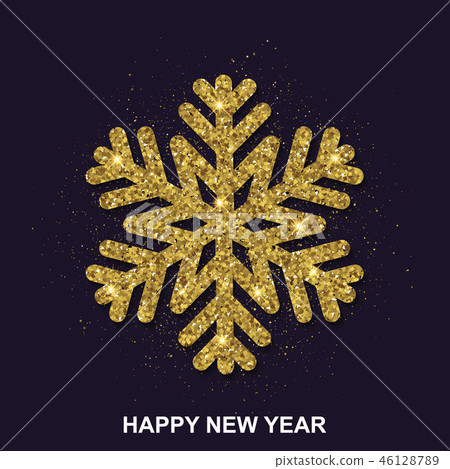 snowflake template for winter holiday cards 46128789