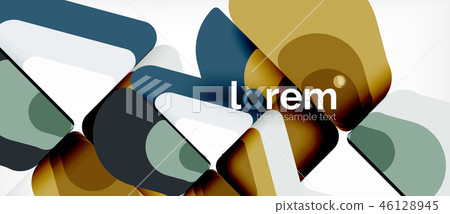 Abstract background multicolored geometric shapes modern design Abstract background multicolored geometric shapes modern design 46128945