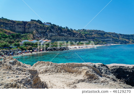 View at Riaci beach located near Tropea, Italy View at Riaci beach located near Tropea, Italy 46129270
