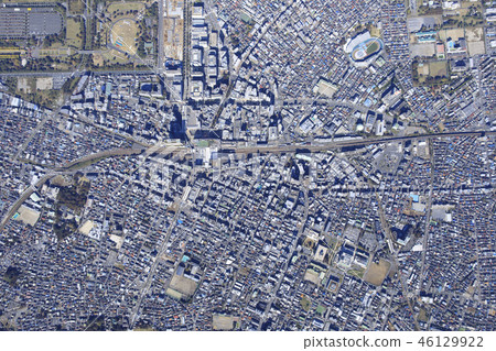 Tachikawa Station Sky / Makoto Aerial View Tachikawa Station Sky / Makoto Aerial View 46129922