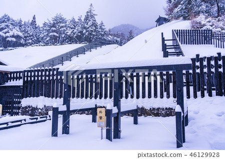 [Kanagawa] Hakone Old Road, Hakone Sekisho Ruins Snow Makeup 46129928