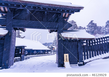 [Kanagawa] Hakone Old Road, Hakone Sekisho Ruins Snow Makeup 46129929