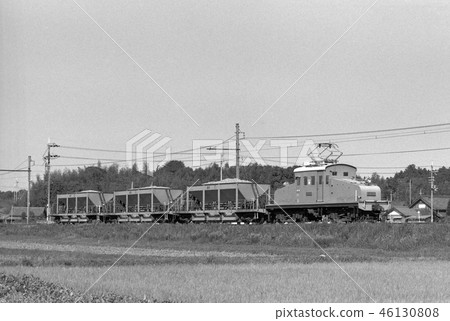 Crushed stone transportation of Omi Railway 46130808