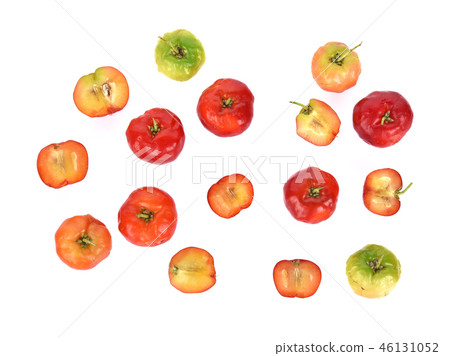 Top view of Barbados cherry, Malpighia emarginata 46131052