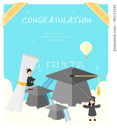 graduation illustration graduation illustration 46131481