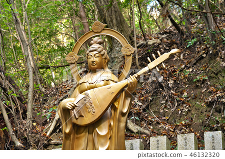 [Inunarizan Shikahobun-ji Temple Uga Hakuben Bententen] Osaka Prefecture Izumisano City Oki 8 46132320