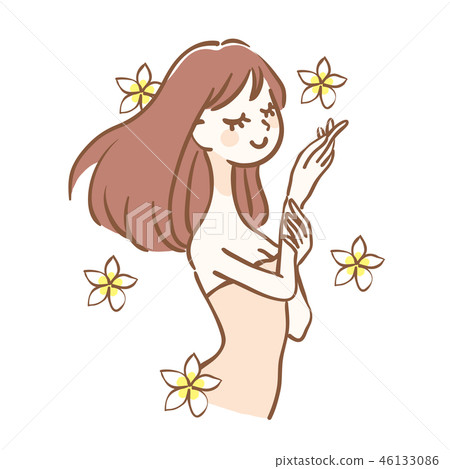 Beauty Image Flower Woman Beauty Image Flower Woman 46133086