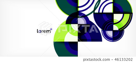 Modern geometric abstract background 46133202
