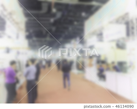 Blur image of a exhibition . Blur image of a exhibition . 46134090