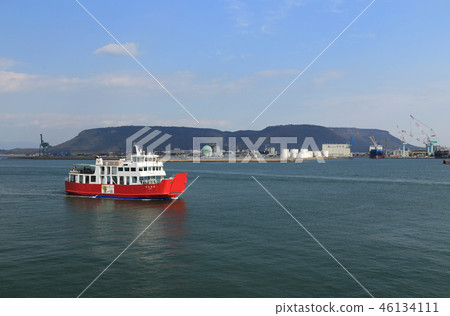 "Meon 2" entering Takamatsu Port "Meon 2" entering Takamatsu Port 46134111