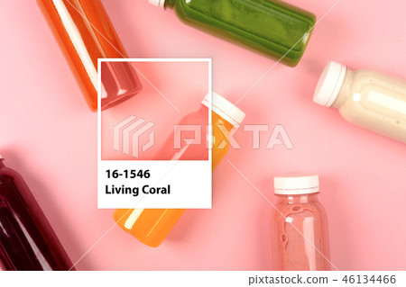 Bottles of Living Coral smoothies Bottles of Living Coral smoothies 46134466