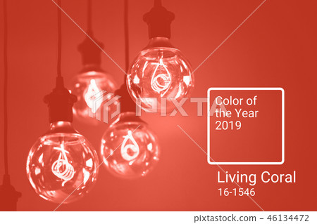 Group of Living Coral lamps Group of Living Coral lamps 46134472