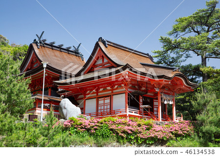 Hinomisaki Shrine God's Palace-The beautiful shrine that manages the night- 46134538