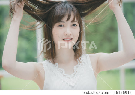 hair care, female, lady 46136915