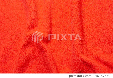 Red soft teddy fleece texture. Red soft teddy fleece texture. 46137650