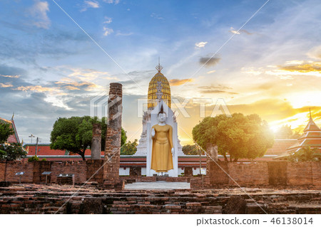 Buddhist temple in Phitsanulok, Thailand. Buddhist temple in Phitsanulok, Thailand. 46138014