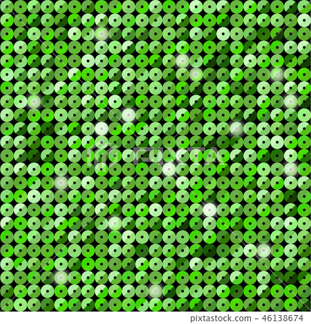 Banner Green Sequin Mosaic Glitter Sparkle Glow. 46138674