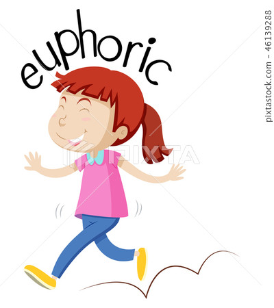 Vocabulary English girl euphoric Vocabulary English girl euphoric 46139288