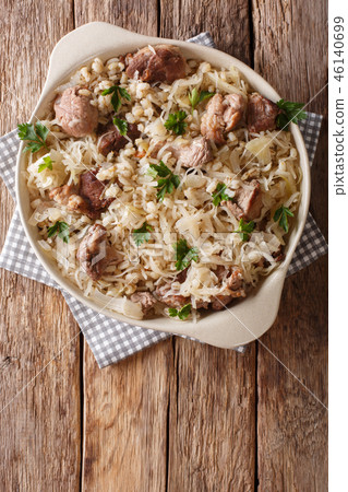 Delicious traditional Estonian mulgikapsas 46140699