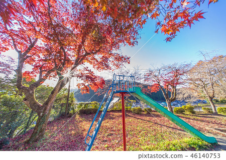 County Hachiman in autumn County Hachiman in autumn 46140753