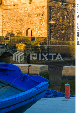Morning in the old fishing port of Essaouira 46140863