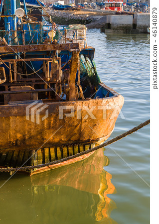 Morning in the old fishing port of Essaouira Morning in the old fishing port of Essaouira 46140879