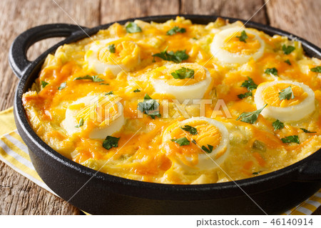 Authentic British food. Anglesey eggs Authentic British food. Anglesey eggs 46140914