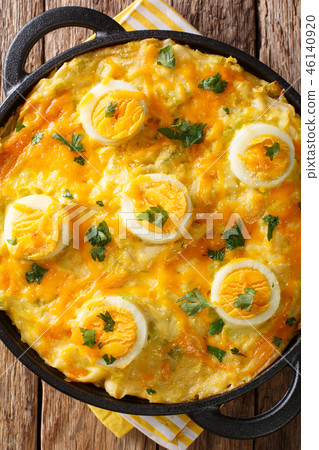 Authentic British food. Anglesey eggs Authentic British food. Anglesey eggs 46140920