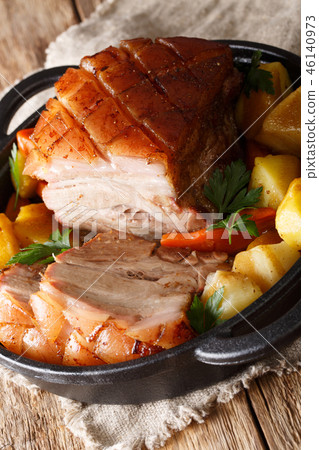 Krustenbraten Pork Roast with Crispy Rind Krustenbraten Pork Roast with Crispy Rind 46140973