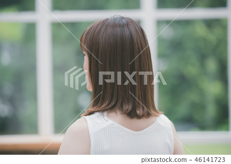 female, lady, woman 46141723