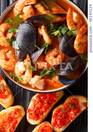 French bouillabaisse fish soup French bouillabaisse fish soup 46143124