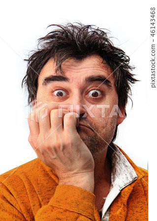 man is very surprised man is very surprised 46143468