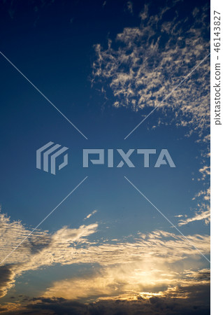 Dusk autumn sky Dusk autumn sky 46143827