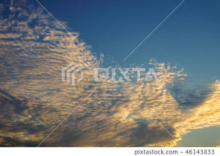 Dusk autumn sky 46143833