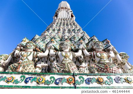 Wat Arun temple in Bangkok, Thailand 46144444