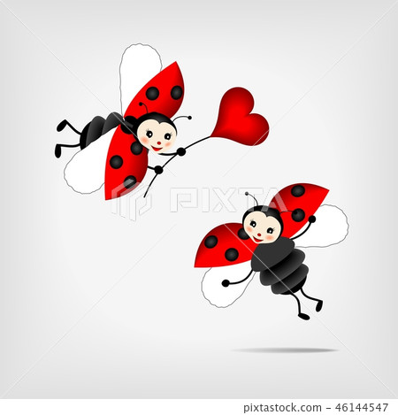 ladybugs with heart ladybugs with heart 46144547