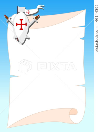 background with medieval shield and swords background with medieval shield and swords 46144593