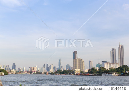 View of capital city and the river View of capital city and the river 46144638