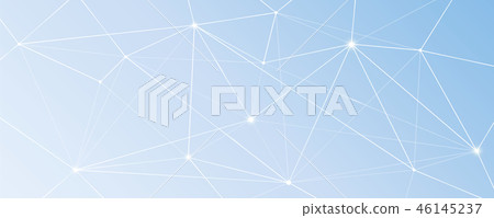 bright blue communication technology background 46145237