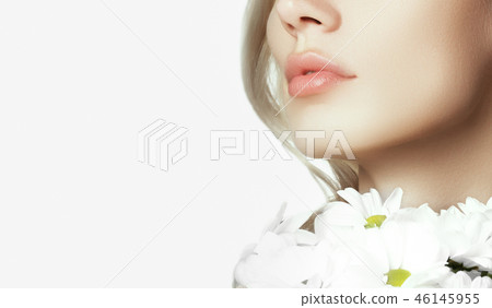 Cosmetics, makeup and trends. Perfect beauty face Cosmetics, makeup and trends. Perfect beauty face 46145955