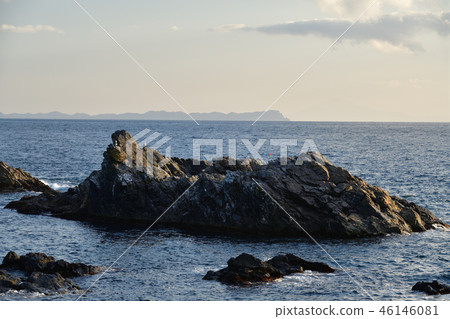 拍攝北海道松前町北海道最南端白神颱的照片 46146081