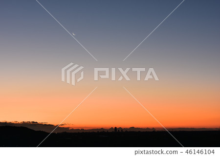 Morning near the new moon 46146104