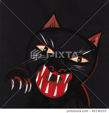 black panther in night black panther in night 46146205