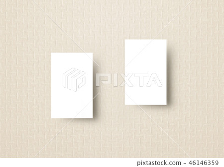 Business card mock-up template pastel background 46146359