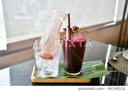 Hibiscus tea, roselle tea, glaci up juice, Nam glaci up Hibiscus tea, roselle tea, glaci up juice, Nam glaci up 46146528