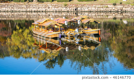 日本 秋天 大阪城 世界遺產 御座船 護城河 osaka castle (osaka jyo) go 日本 秋天 大阪城 世界遺產 御座船 護城河 osaka castle (osaka jyo) go 46146770
